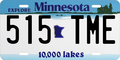 MN license plate 515TME