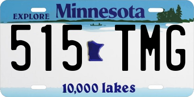 MN license plate 515TMG