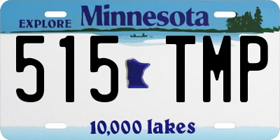 MN license plate 515TMP