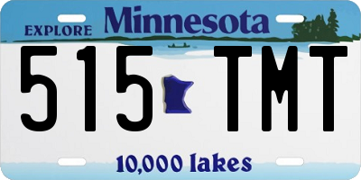 MN license plate 515TMT