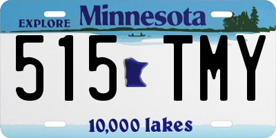 MN license plate 515TMY
