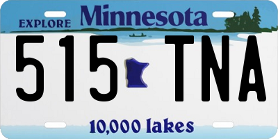 MN license plate 515TNA
