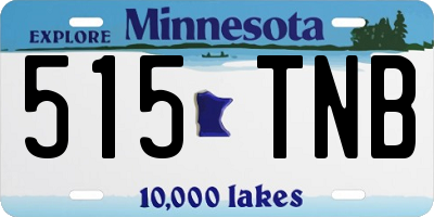 MN license plate 515TNB
