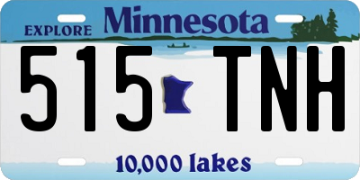 MN license plate 515TNH