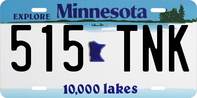 MN license plate 515TNK