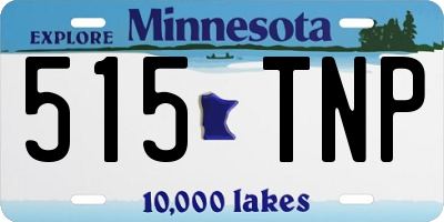 MN license plate 515TNP
