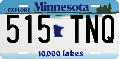 MN license plate 515TNQ