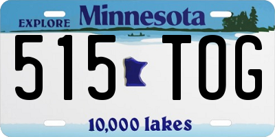 MN license plate 515TOG