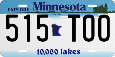 MN license plate 515TOO