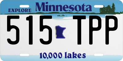 MN license plate 515TPP