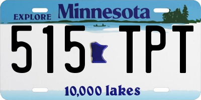 MN license plate 515TPT