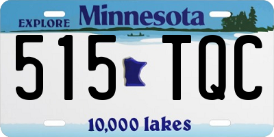 MN license plate 515TQC