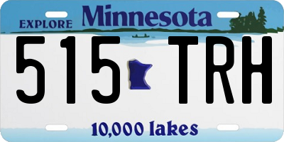 MN license plate 515TRH