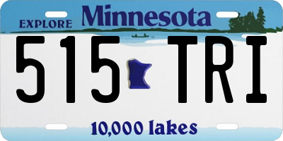 MN license plate 515TRI