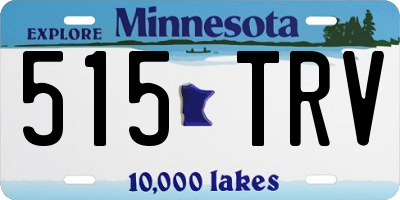 MN license plate 515TRV