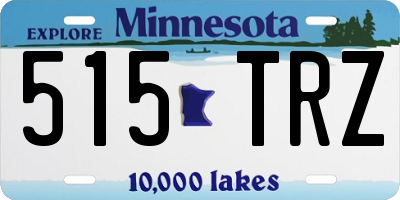 MN license plate 515TRZ