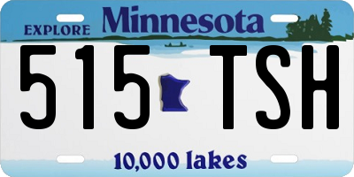 MN license plate 515TSH