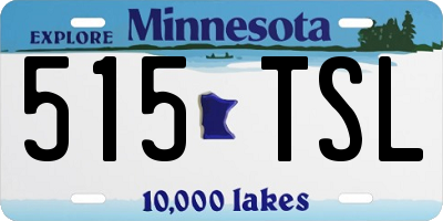 MN license plate 515TSL