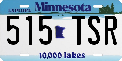 MN license plate 515TSR