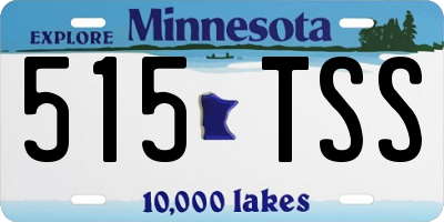 MN license plate 515TSS