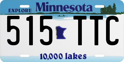MN license plate 515TTC