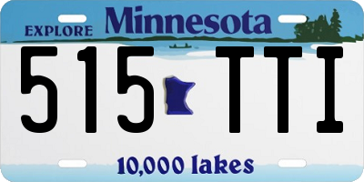 MN license plate 515TTI