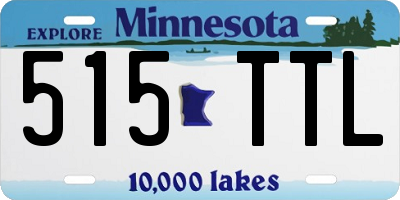 MN license plate 515TTL