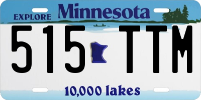 MN license plate 515TTM
