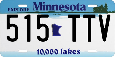 MN license plate 515TTV