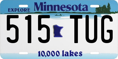 MN license plate 515TUG