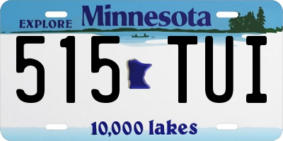 MN license plate 515TUI