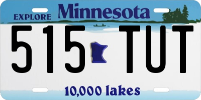 MN license plate 515TUT