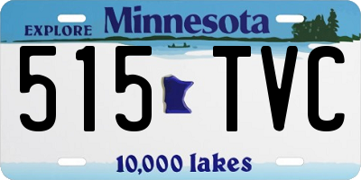 MN license plate 515TVC