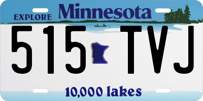 MN license plate 515TVJ