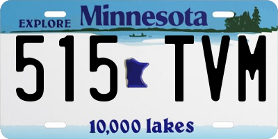 MN license plate 515TVM