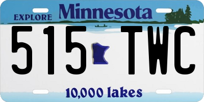 MN license plate 515TWC