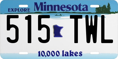 MN license plate 515TWL