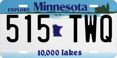 MN license plate 515TWQ