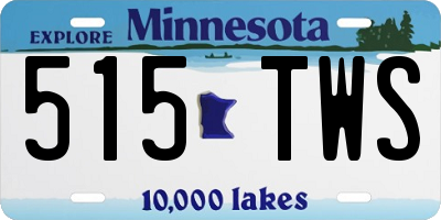 MN license plate 515TWS