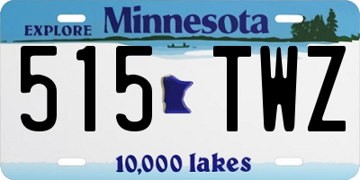 MN license plate 515TWZ