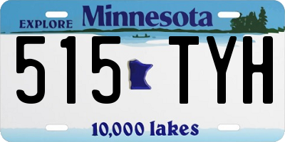 MN license plate 515TYH