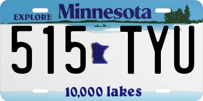 MN license plate 515TYU