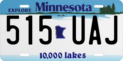 MN license plate 515UAJ