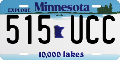 MN license plate 515UCC