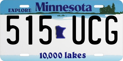 MN license plate 515UCG