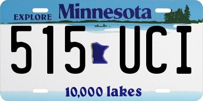 MN license plate 515UCI