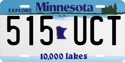 MN license plate 515UCT