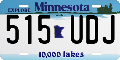 MN license plate 515UDJ