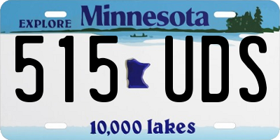 MN license plate 515UDS