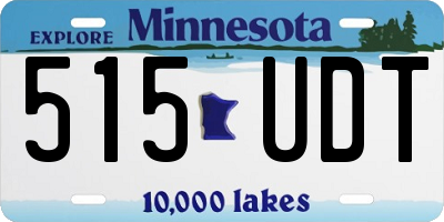 MN license plate 515UDT